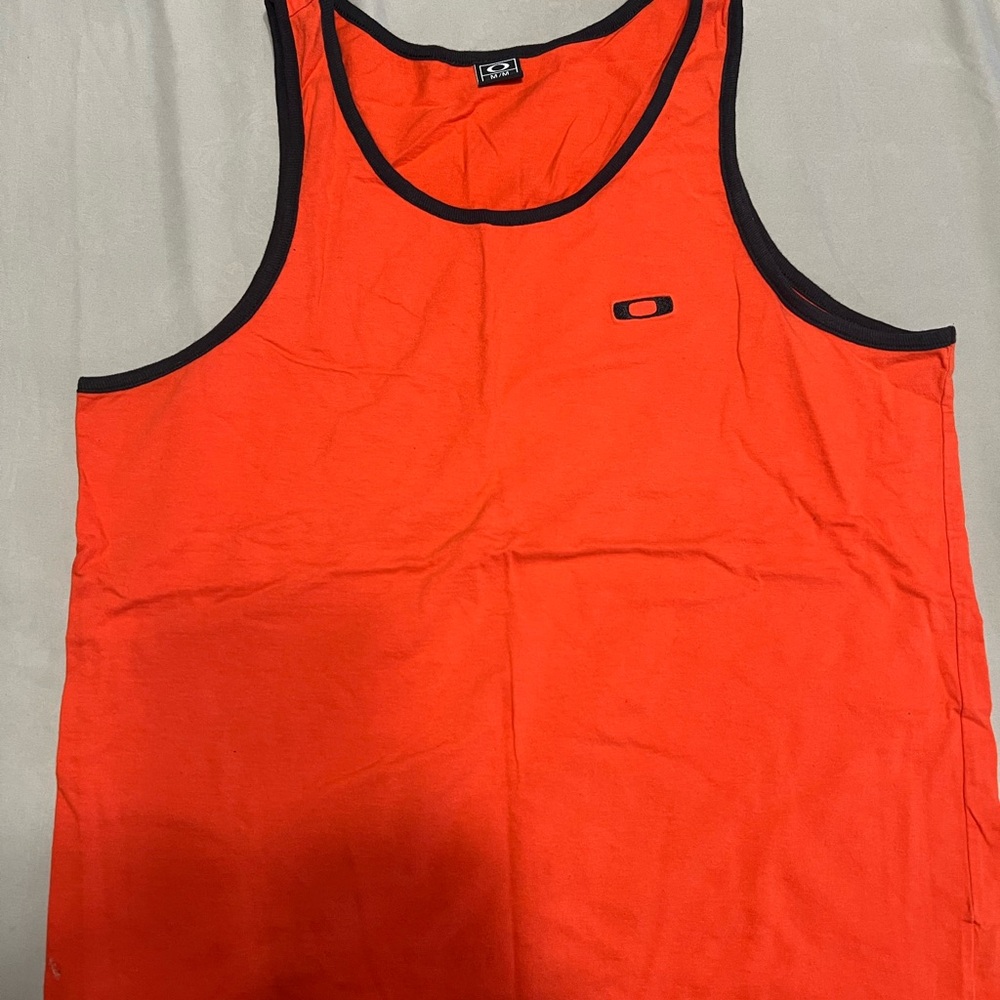Oakley Men's Orange Tank Top